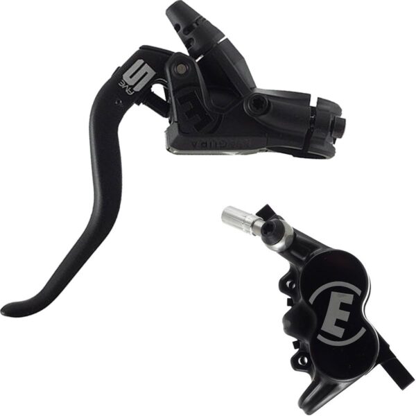 Magura MT5 2-Finger Lightweight Aluminium Bicycle Brake Lever, Useable on Left/Right, 2,200 mm Cable Length, Single Pad Set IncludingAccessories
