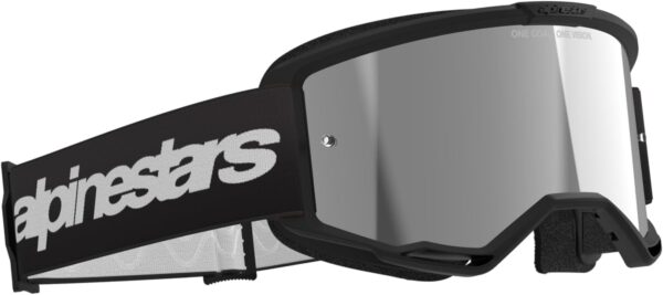 Alpinestars Vision 3 MX ATV MTB Off Road Goggle (Mirror Silver Lens)