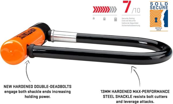 Kryptonite Evolution 11mm U-Lock with FlexFrame-U Bracket