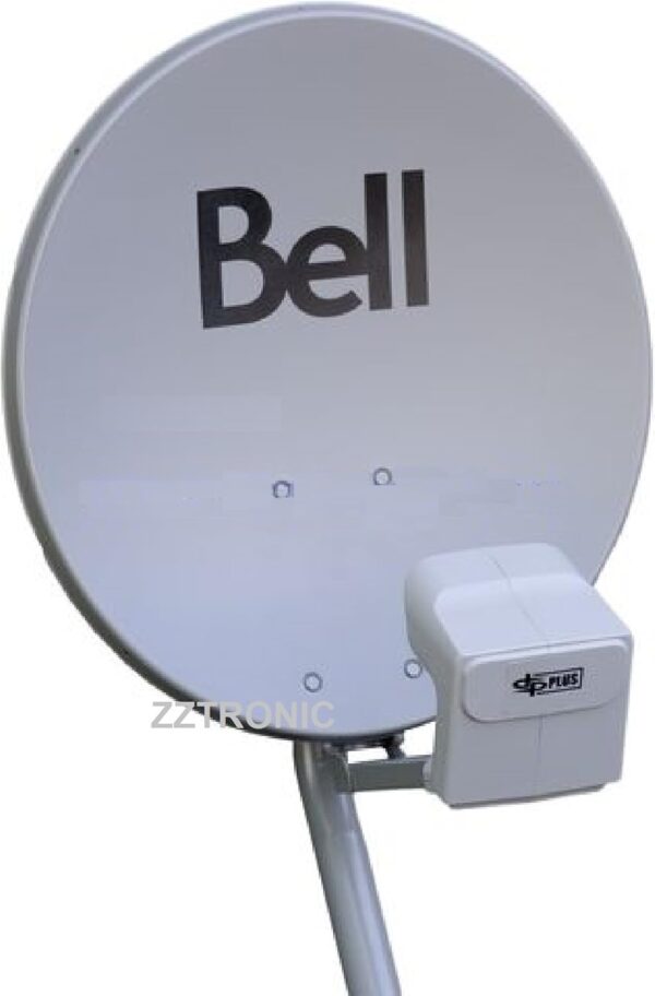 Bell TV Satellite Dish 500 KIT- Quad Output DPP LNB with Satellite Finder
