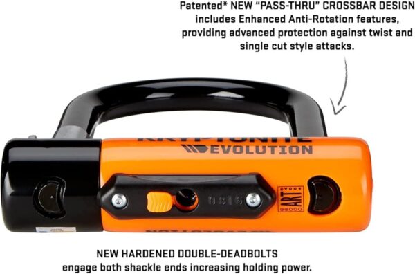 Kryptonite Evolution 11mm U-Lock with FlexFrame-U Bracket